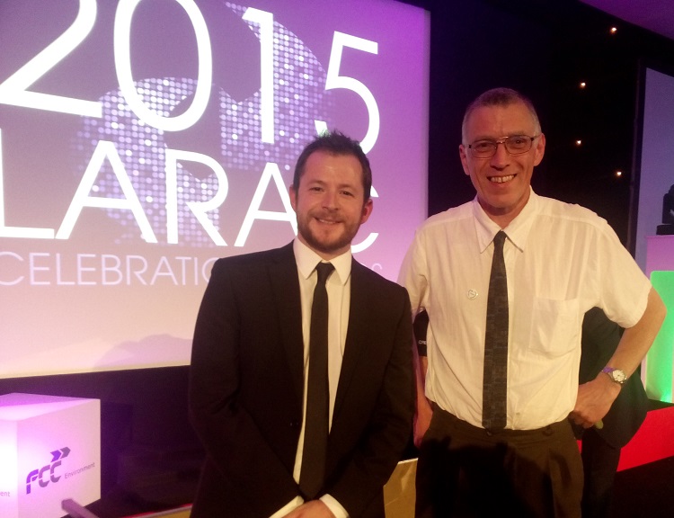 Freegle and Cumbria County Council were shortlisted for a partnership at the LARAC awards 2015