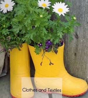 Use your old wellies as planters