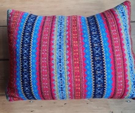 Cushion cover made from jumper