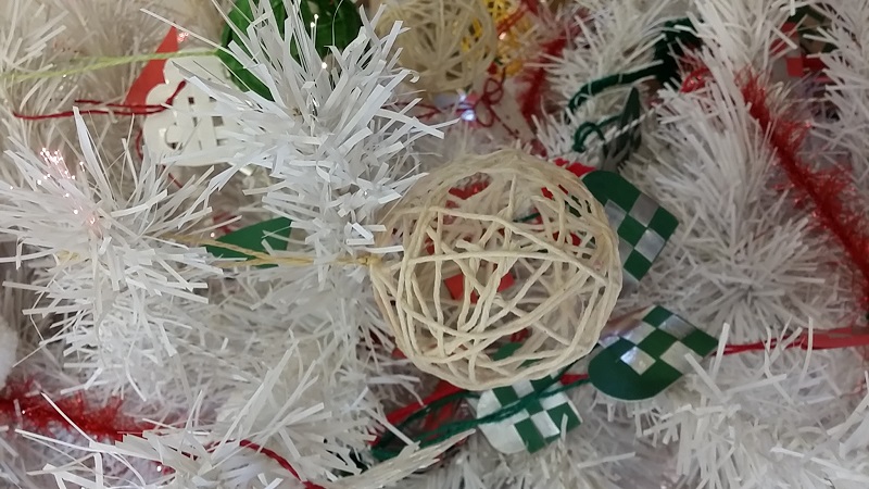 Home-made Christmas decorations