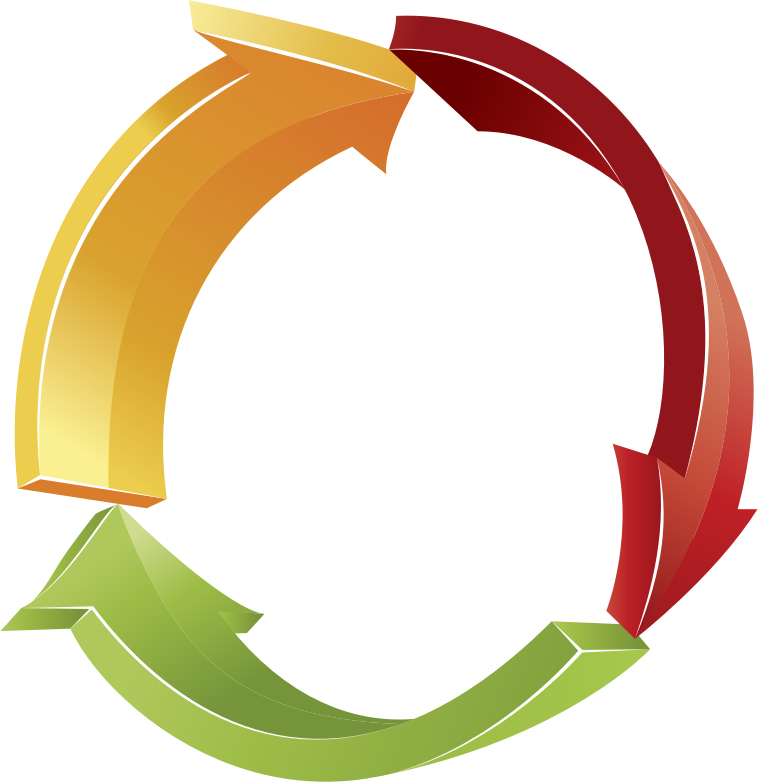 Circular economy arrows