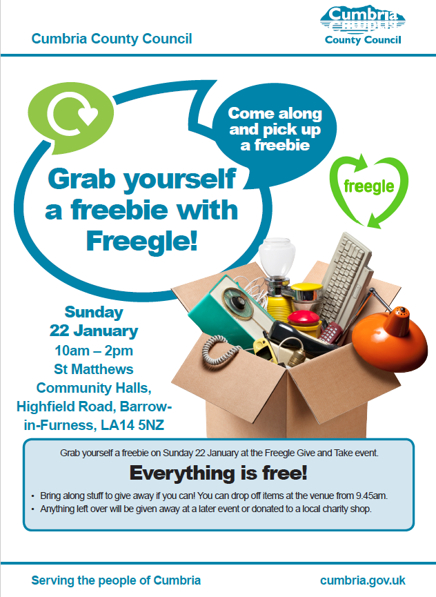 Freegle Give and Take in Barrow