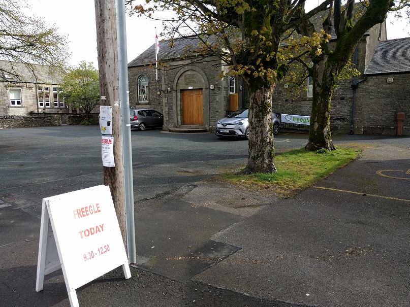 Shap Freegle Give and Take at the Memorial Hall