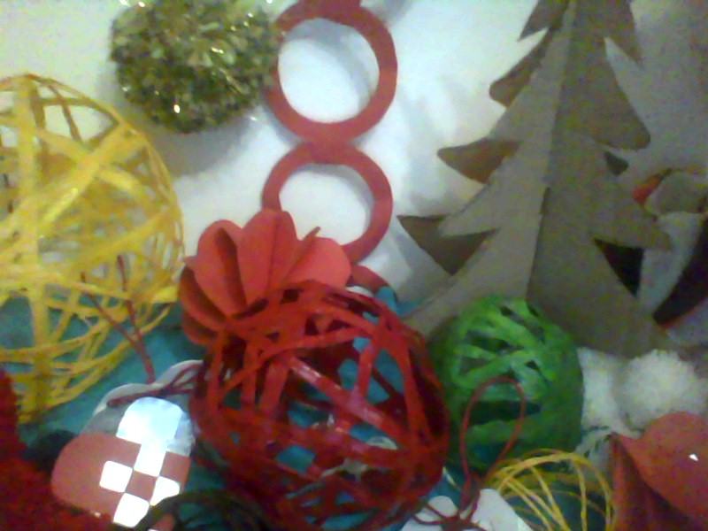 Home made Christmas decorations