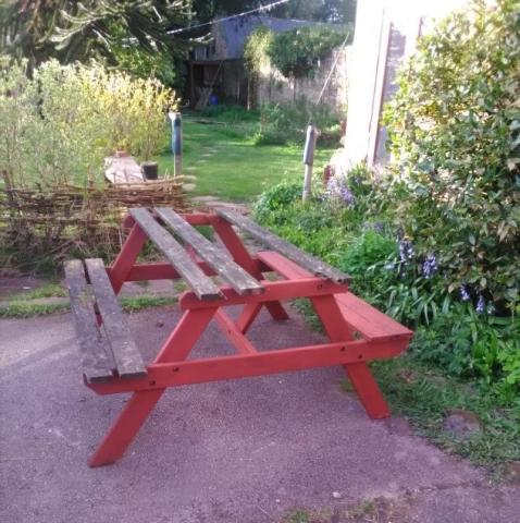 Bench before repair