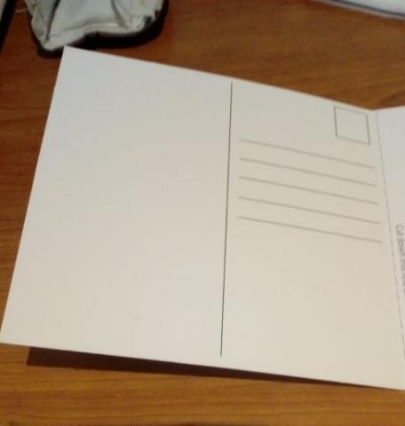 Reusable inside cover of card
